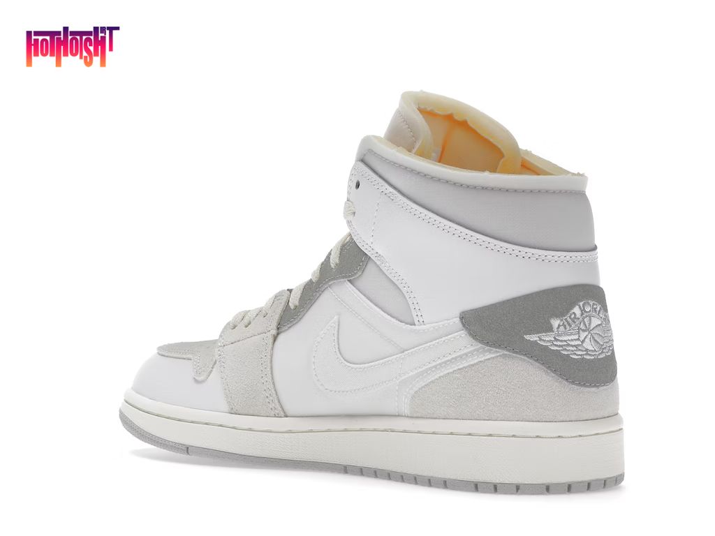 Authentic Shoes – Air Jordan 1 Mid SE Craft Inside Out White Grey