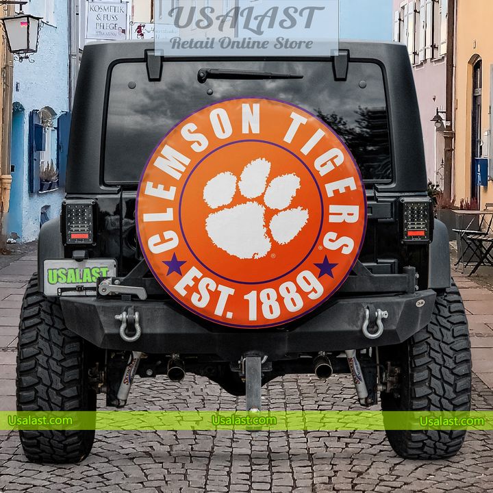 Holiday Clemson Tigers Est 1889 Spare Tire Cover