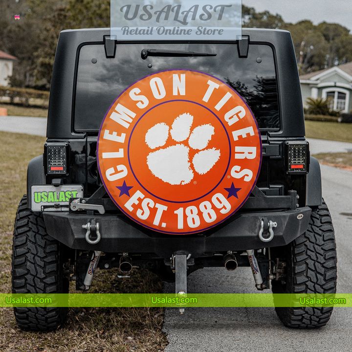 Holiday Clemson Tigers Est 1889 Spare Tire Cover