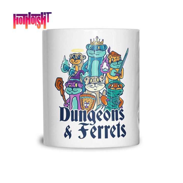 Best Sale DND Dungeons and Ferrets Mug