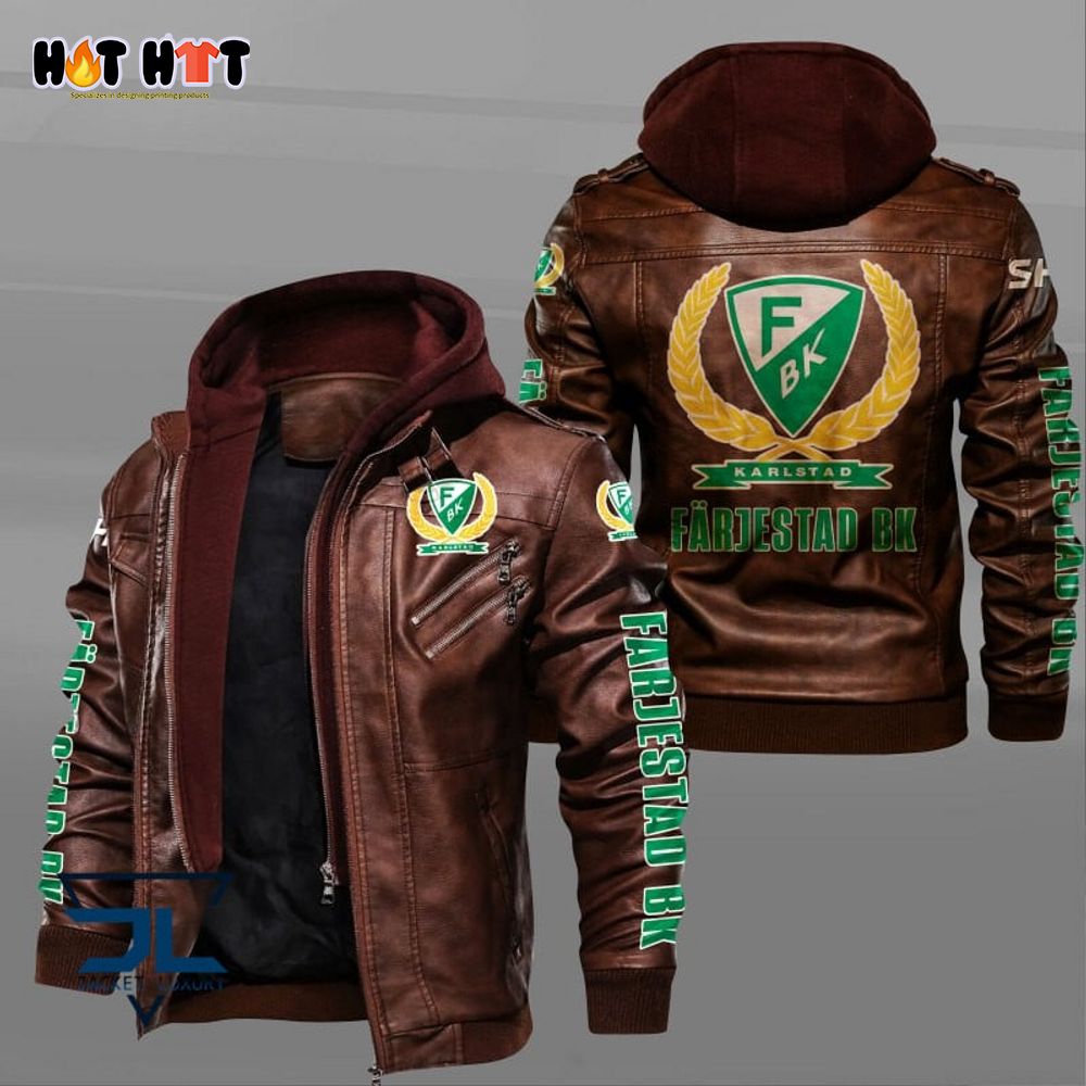 Farjestad BK 2D Leather Jacket