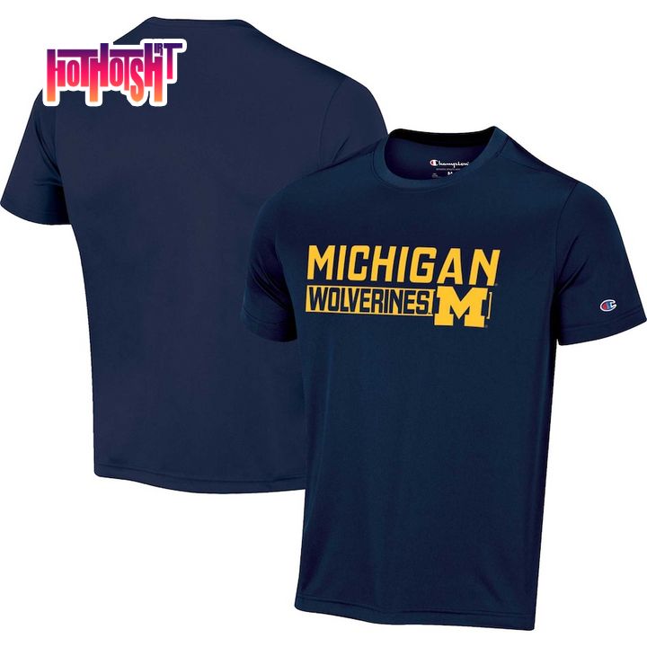 Michigan Wolverines NCAA Navy Shirt
