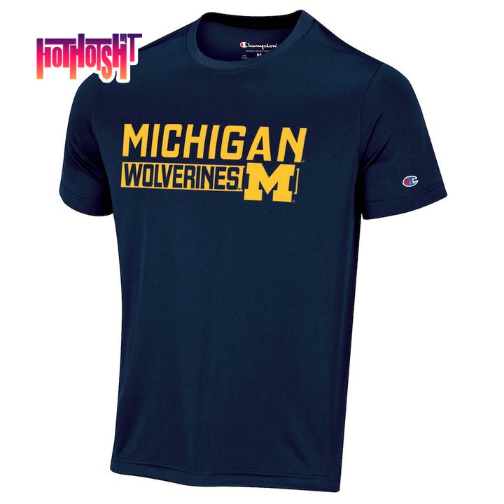 Michigan Wolverines NCAA Navy Shirt