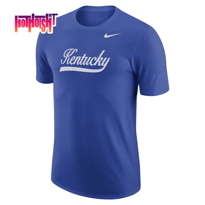 NCAA Kentucky Wildcats Nike Royal Blue Performance Shirt