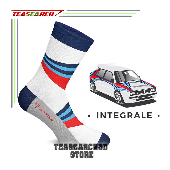 Best Gift RC Lancia Delta Integrale Crew High Socks