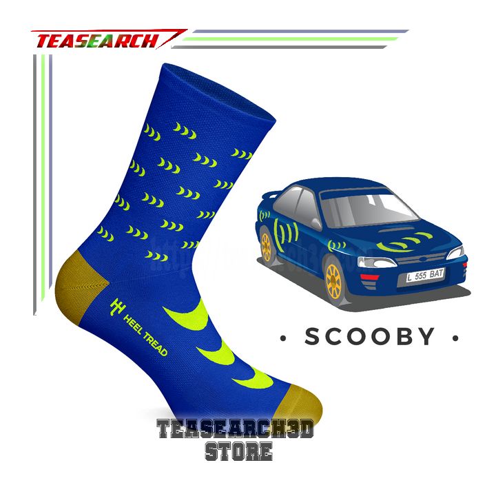 Best Gift Scooby Rally Car Crew High Socks