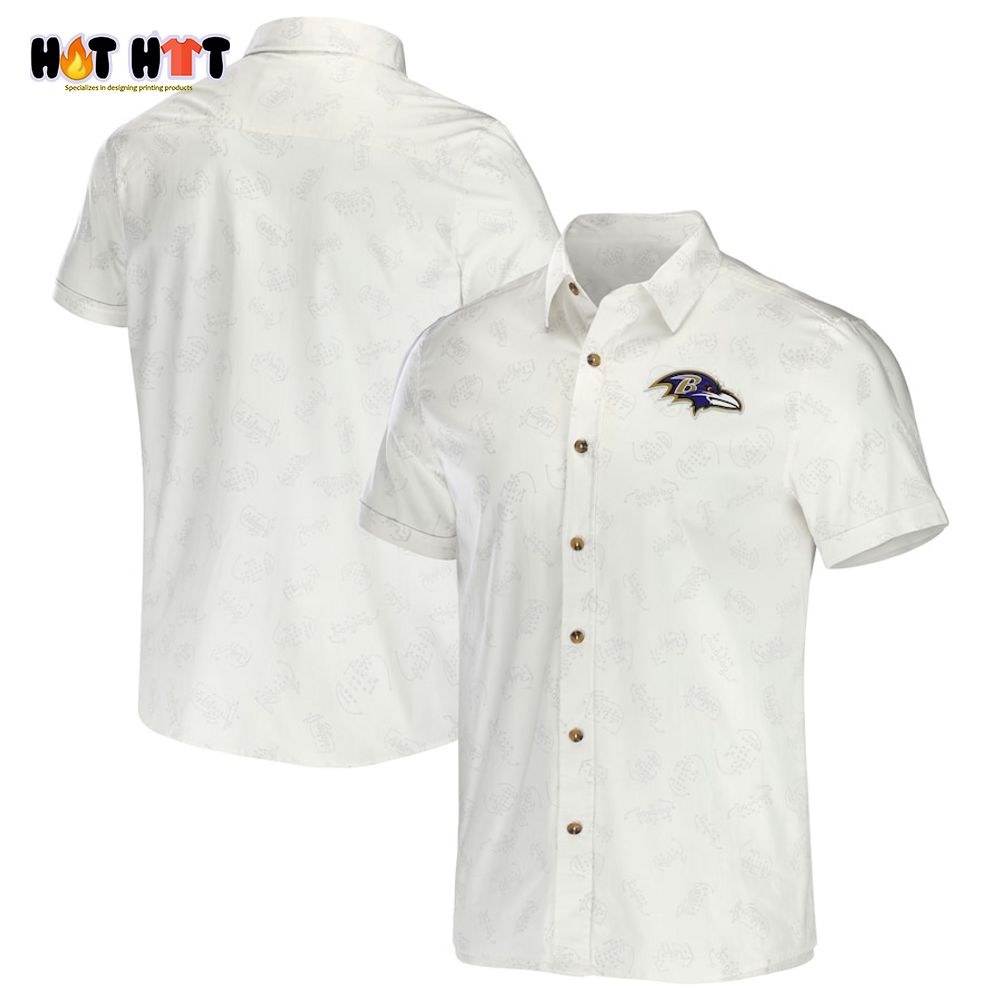 Baltimore Ravens Woven Button-Up Shirt