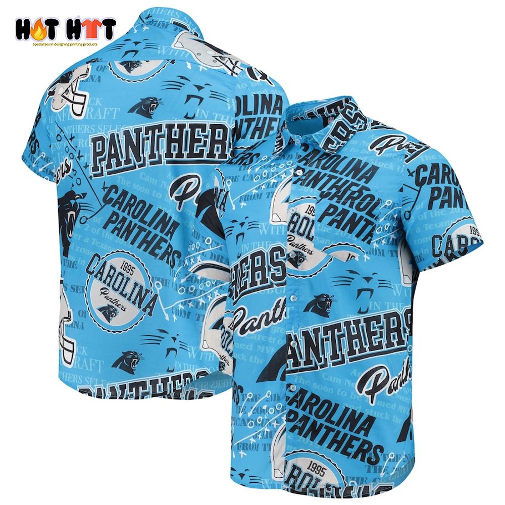 Carolina Panthers Thematic Button-Up Shirt