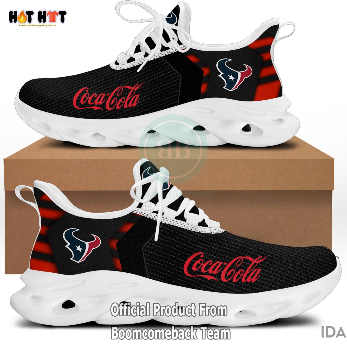Coca-Cola Houston Texans NFL Max Soul Shoes