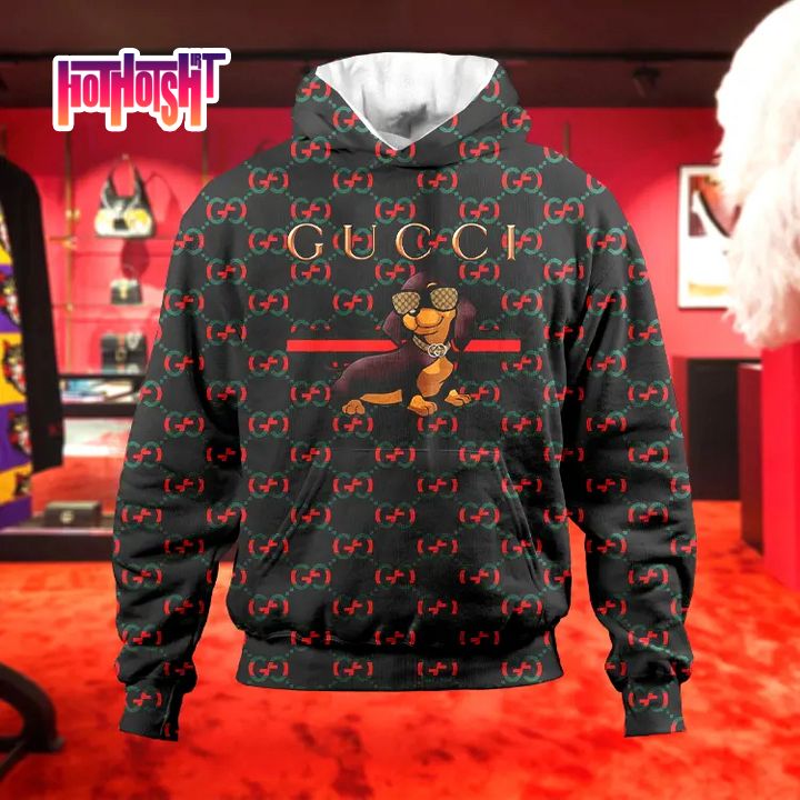 Dachshund Dog Gucci Logo Luxury Hoodie