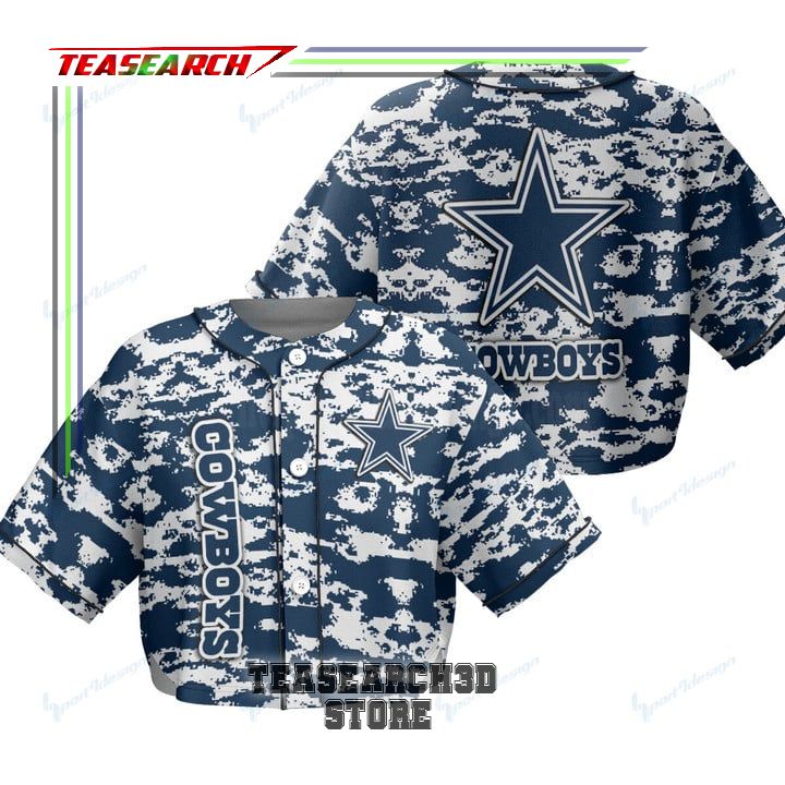 Custom Dallas Cowboys America's Champion Baseball Jersey - Teexpace