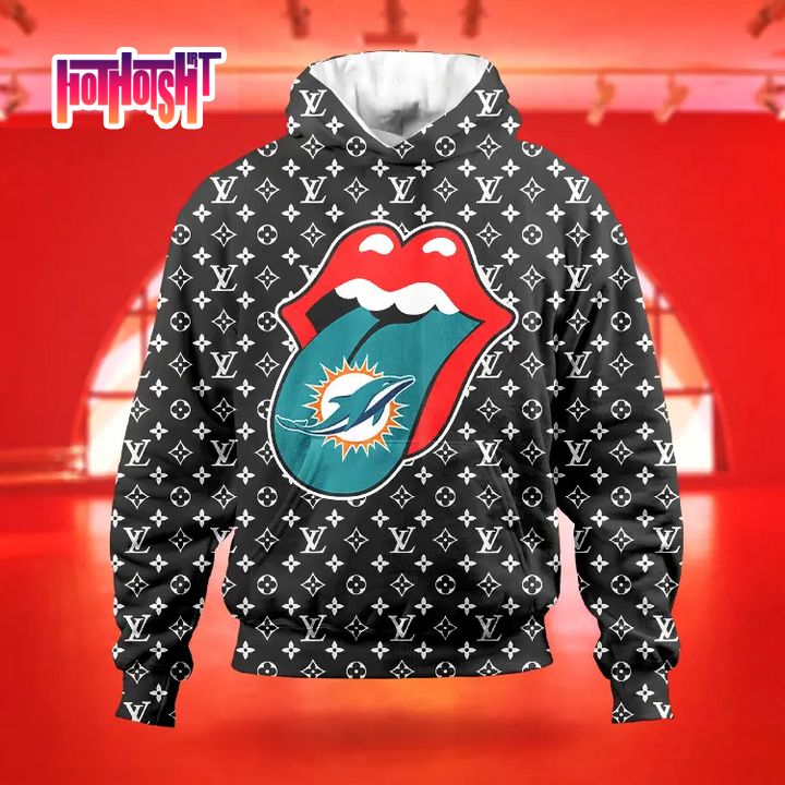 Miami Dolphins X The Rolling Stones Louis Vuitton Hoodie