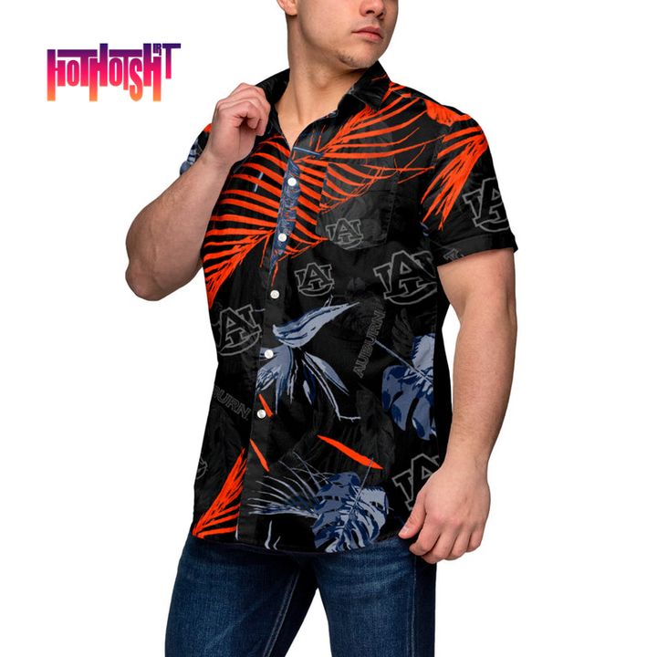 Auburn Tigers NCAA Floral Hawaiian Shirt