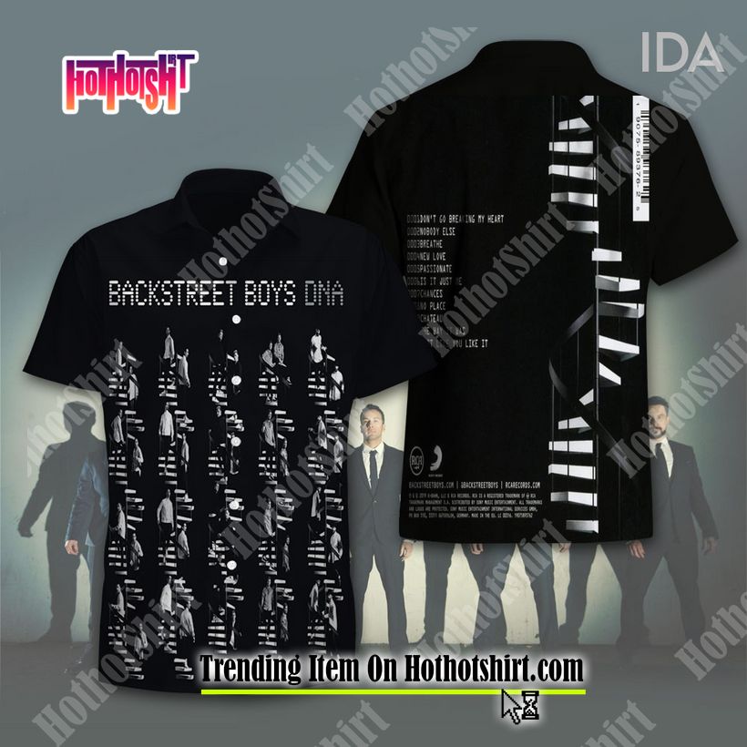 Backstreet Boys DNA Short Sleeve Hawaiian Shirt