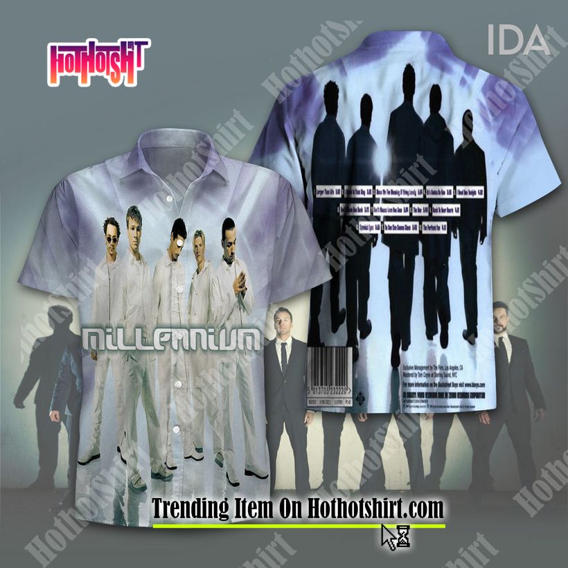 Backstreet Boys Millennium Short Sleeve Hawaiian Shirt