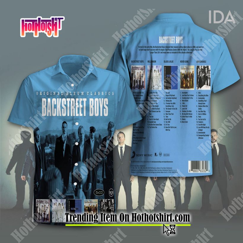 Backstreet Boys Original Album Classics Hawaiian Shirt