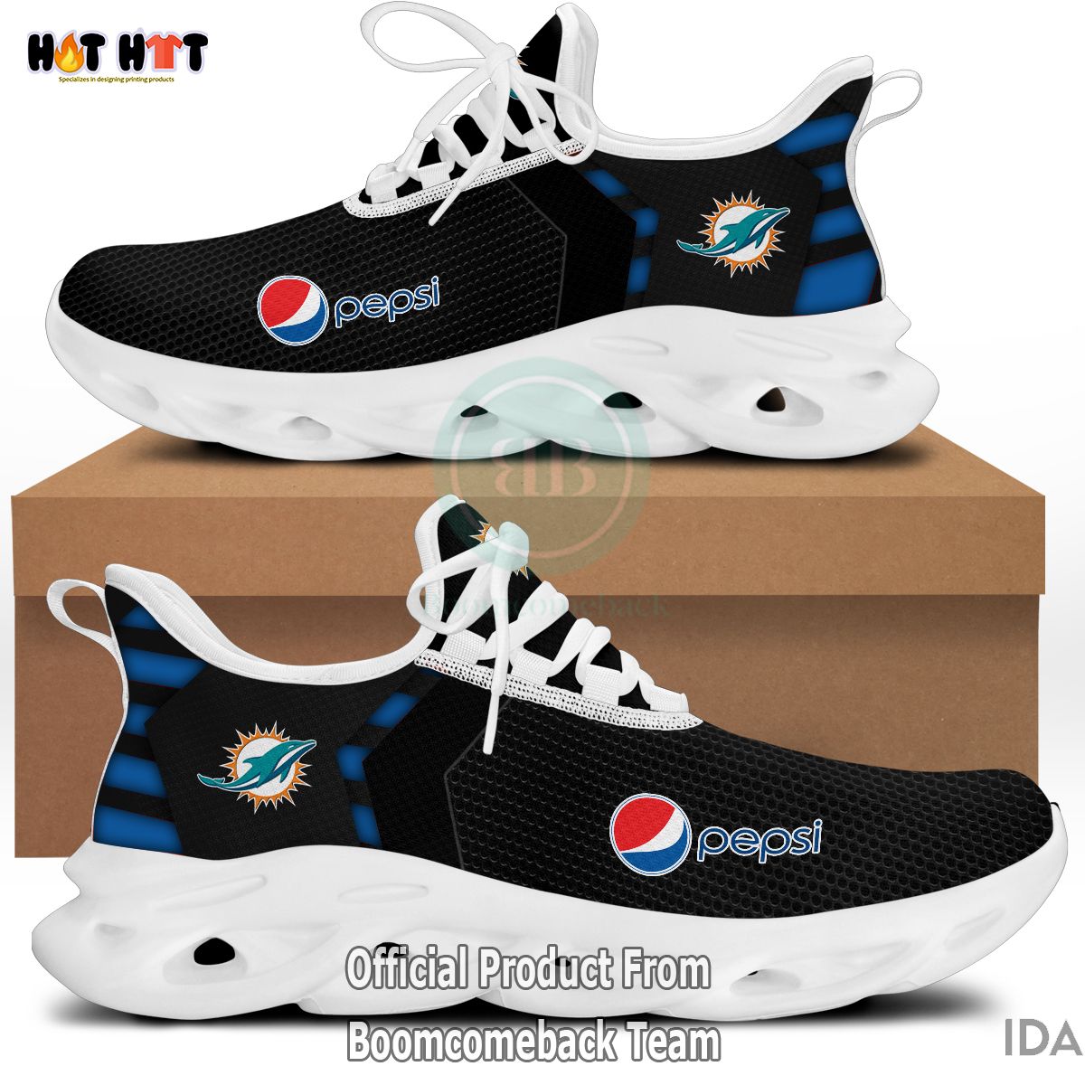 Miami Dolphins Hunting camo style Max Soul Shoes Best Gift For Men And  Women Fans