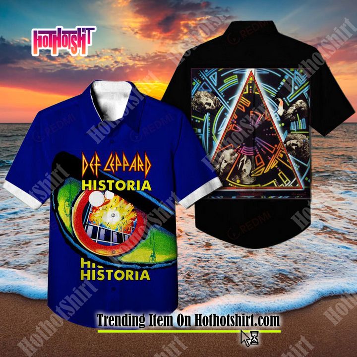 Def Leppard Rock Band Historia Hawaiian Shirt 2023
