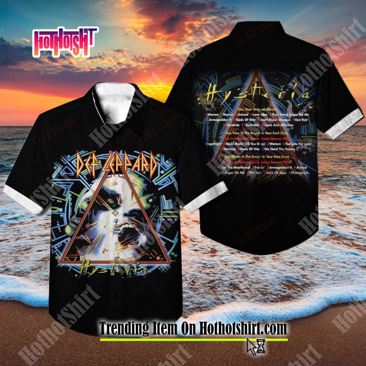 Def Leppard Rock Band Hysteria Hawaiian Shirt 2023