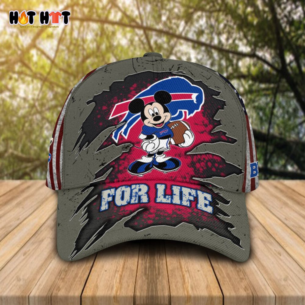 Mickey Mouse Buffalo Bills Logo For Life Cap