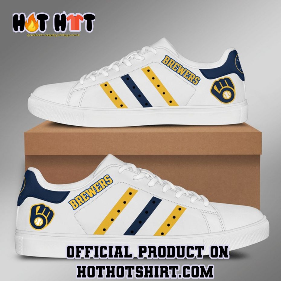 Milwaukee Brewers Adidas Stan Smith Shoes