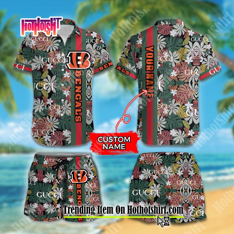 HOT New Cincinnati Bengals GC Custom Name Hawaiian Shirt Trending