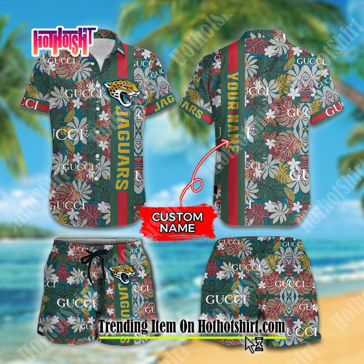 Personalized Jacksonville Jaguars Tropical Plants Custom Hawaiian Shirt And  Shorts - Hot Sale 2023