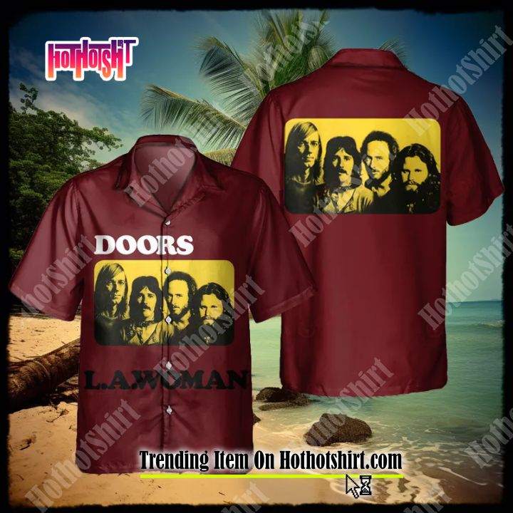 NEW The Doors Rock Band 13 Album Hawaiian Shirt