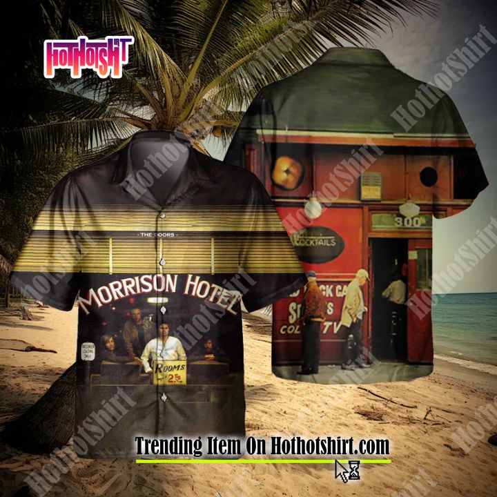 NEW The Doors Rock Band Morrison Hotel Hawaiian Shirt