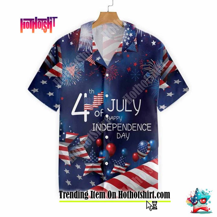 4th Of July Us Independence Day Flag Hawaiian Shirt