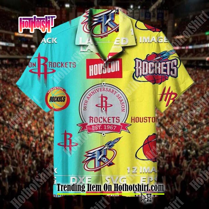 56th Anniversary Houston Rockets Hawaiian Shirt
