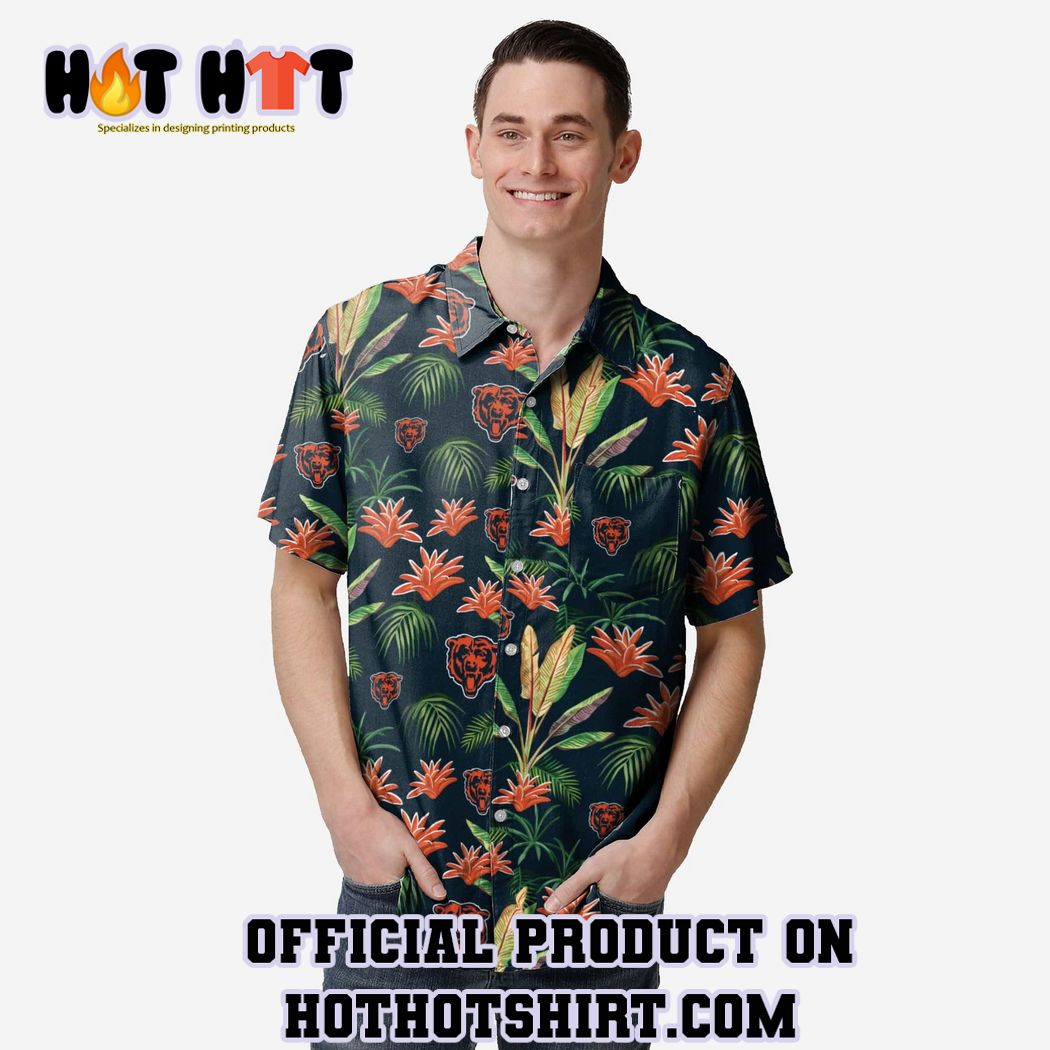 Chicago Bears Victory Vacay Button Up Shirt