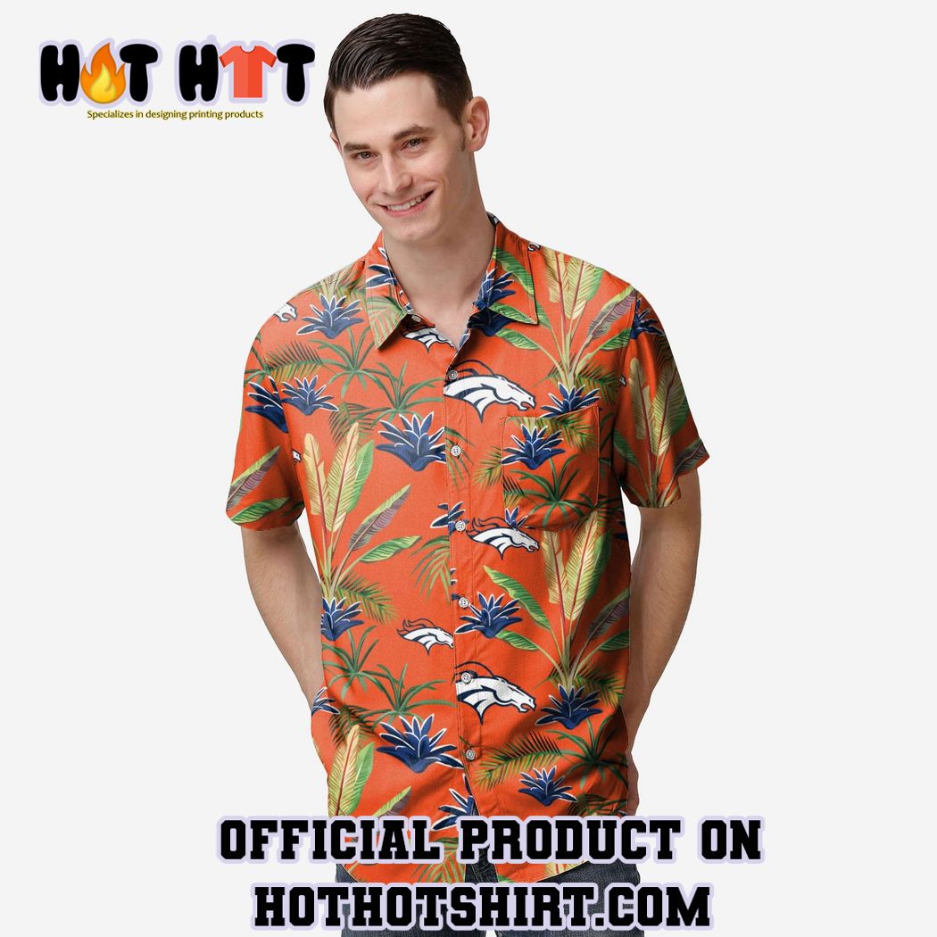 Denver Broncos Victory Vacay Button Up Shirt