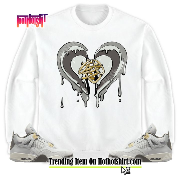 Jordan 4 SE Craft Photon Dust Unisex Sweatshirt, Hoodie Heart Drippin, Shirt To Match Sneaker