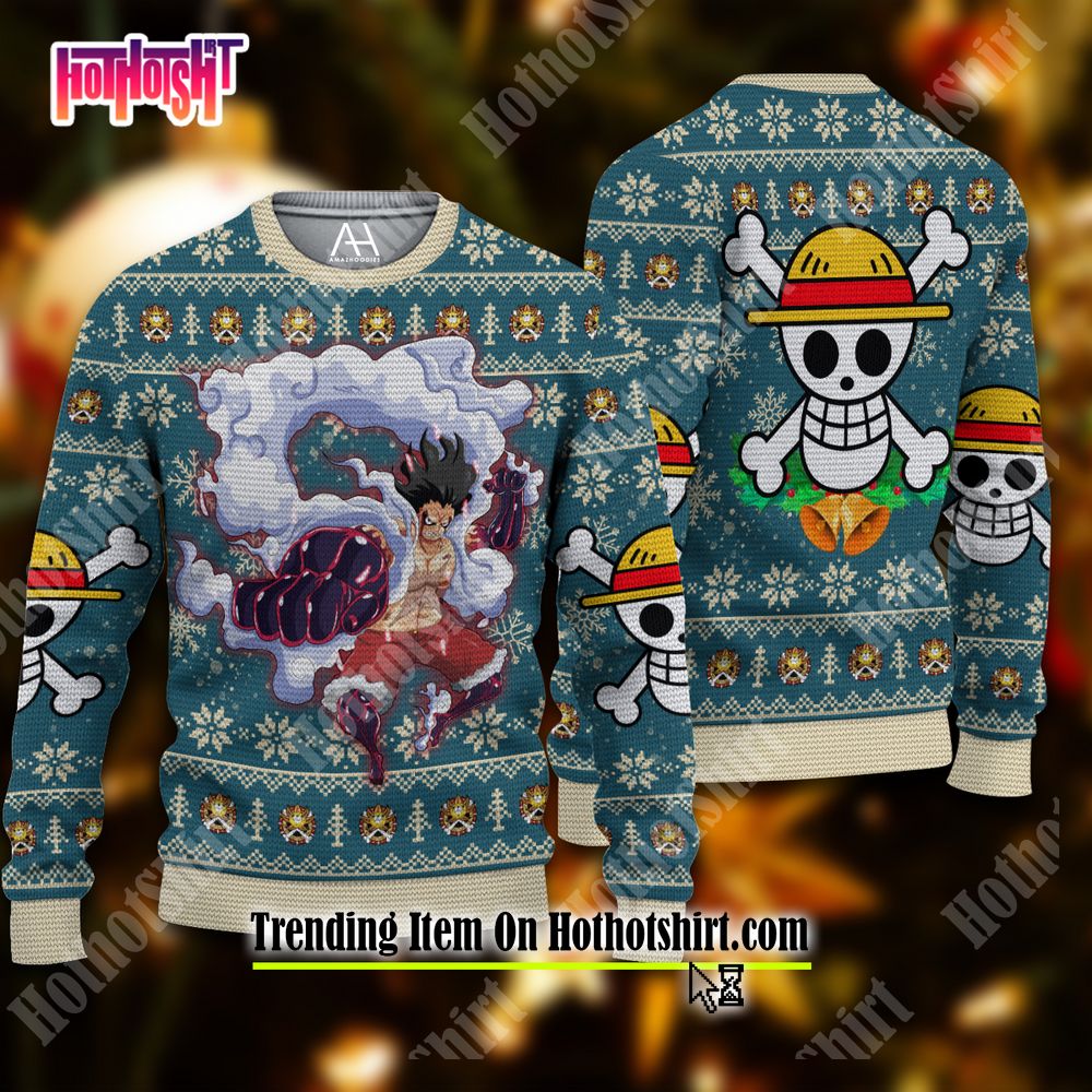 Kaido Beast Pirates One Piece Xmas Ugly Anime Christmas Sweater - Bring  Your Ideas, Thoughts And Imaginations Into Reality Today