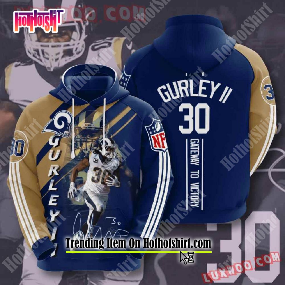 Los Angeles Rams Logo For Men Women 3D Hoodie All Over Printed Los