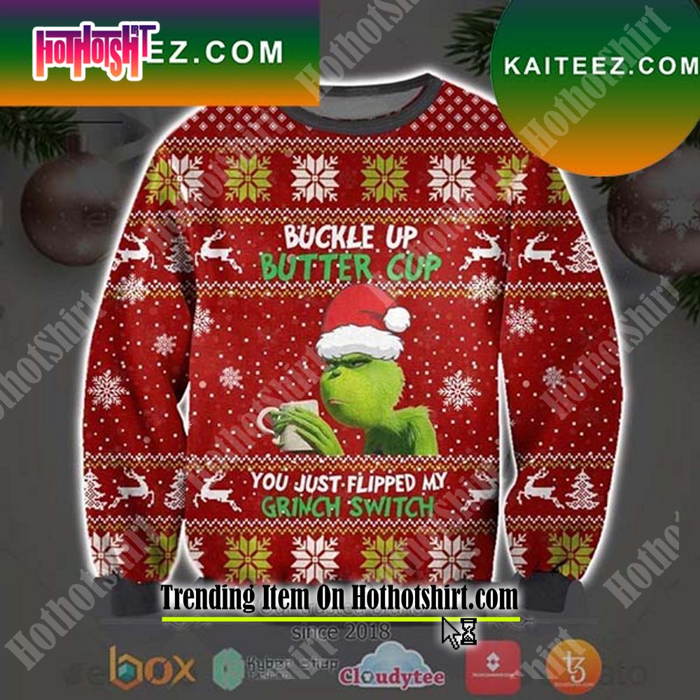 Cute Grinch American Football Seattle Seahawks Ugly Christmas Sweater