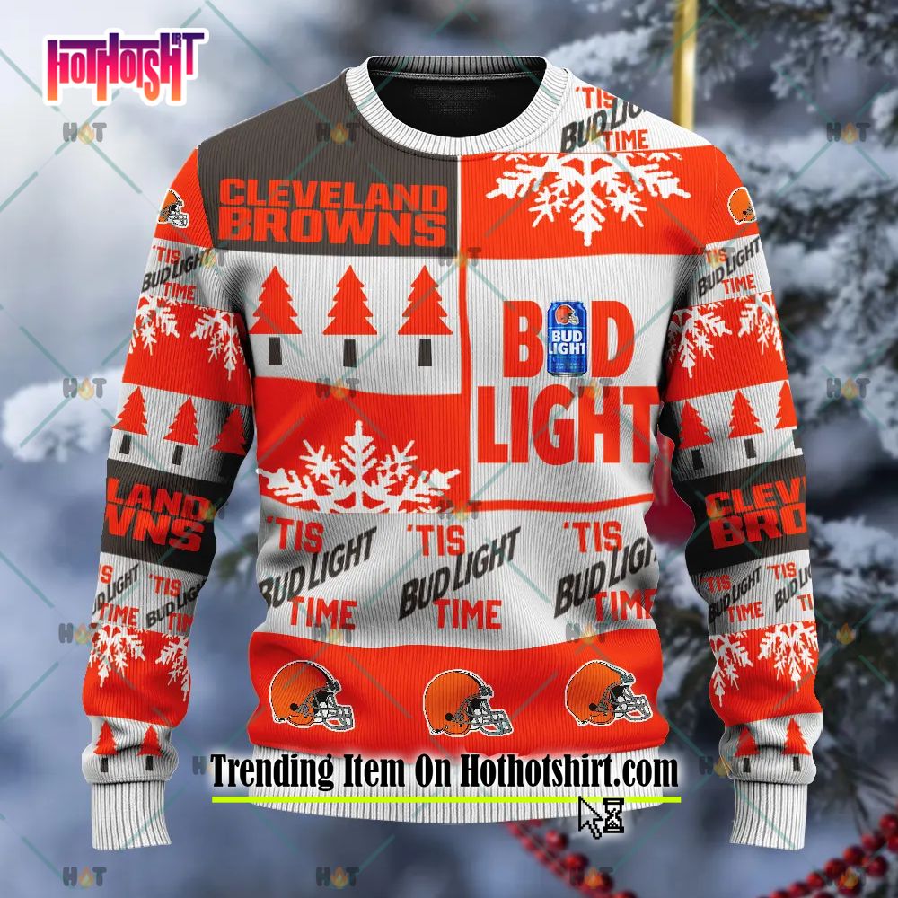 Cleveland Browns Gratefull Dead Ugly Christmas Sweater