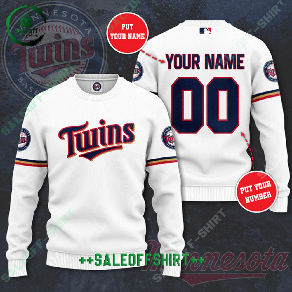 Minnesota Twins Personalized Name And Number Baseball Jersey Shirt - USALast