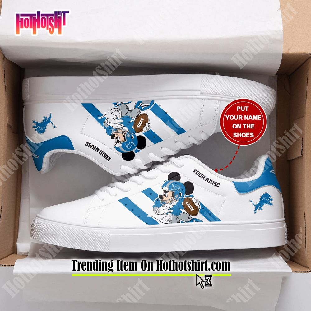 Detroit lions sale custom shoes