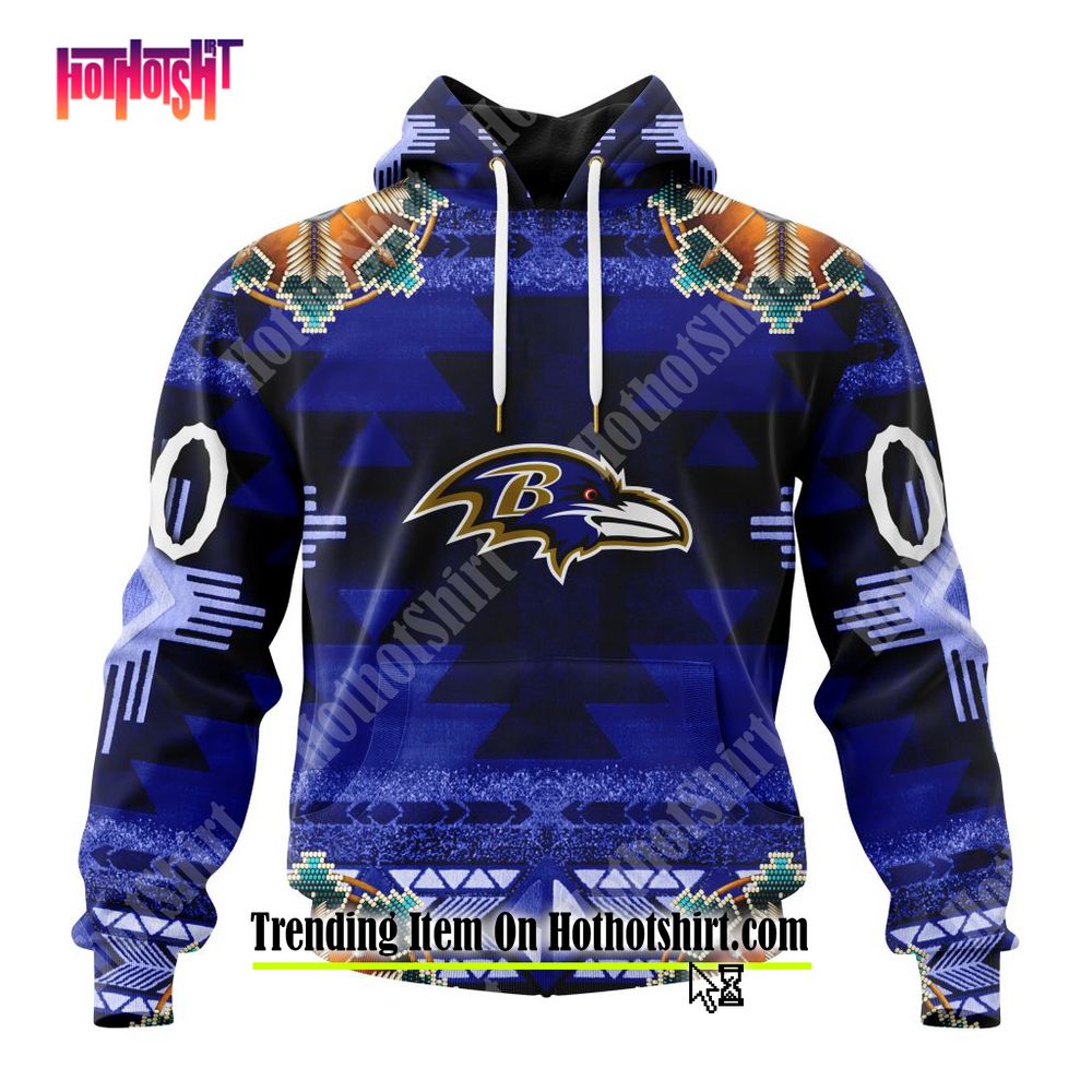 Baltimore Ravens Ncaa Football Maori Tattoo Black Blue 3D Hoodie - T-shirts  Low Price