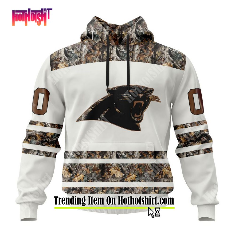 BEST NFL Carolina Panthers Special Camo Realtree Hunting 3D Hoodie