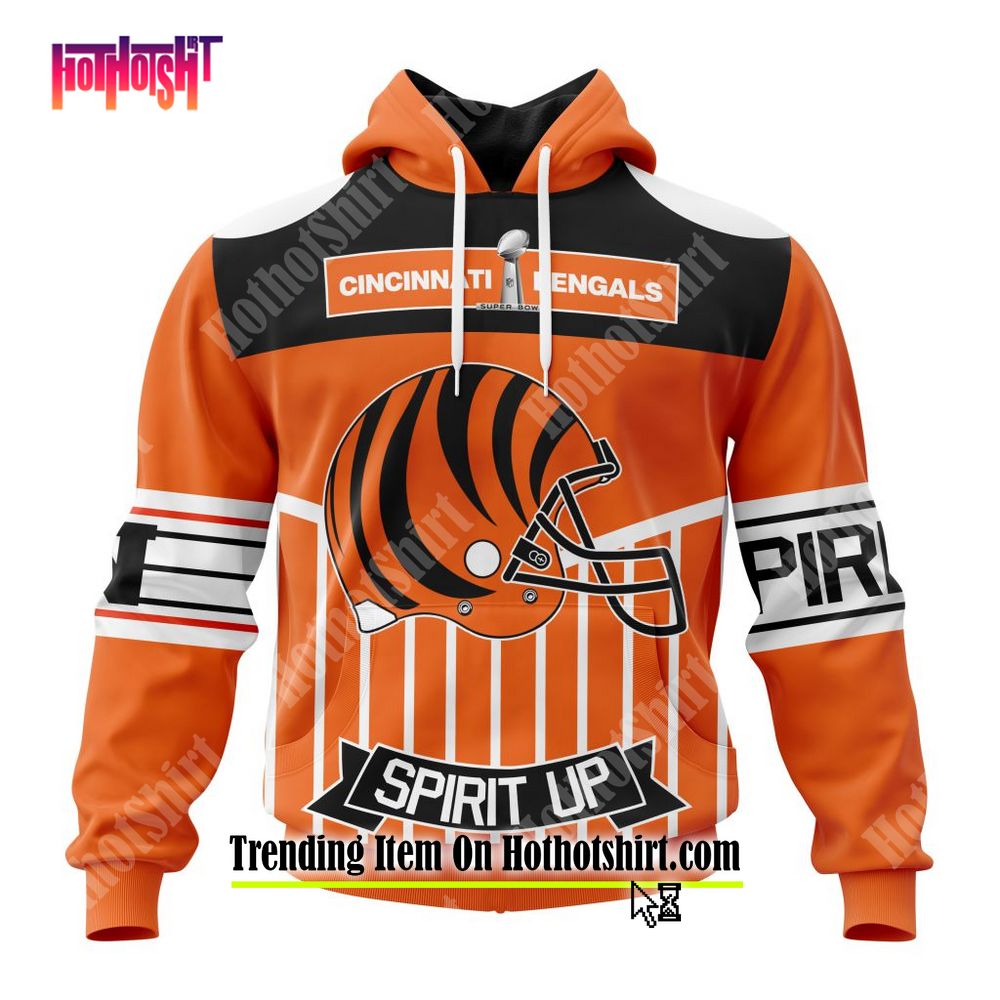 Cincinnati Bengals American Football Logo 3D Hoodie Nfl 3D Sweatshirt -  Best Seller Shirts Design In Usa