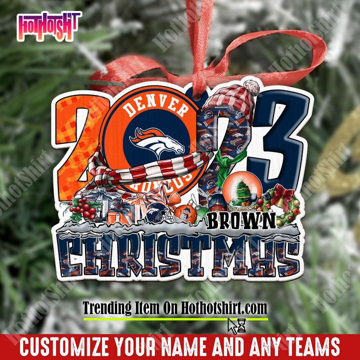 NEW NFL Cleveland Browns Personalized 2023 Christmas Trees Hanging