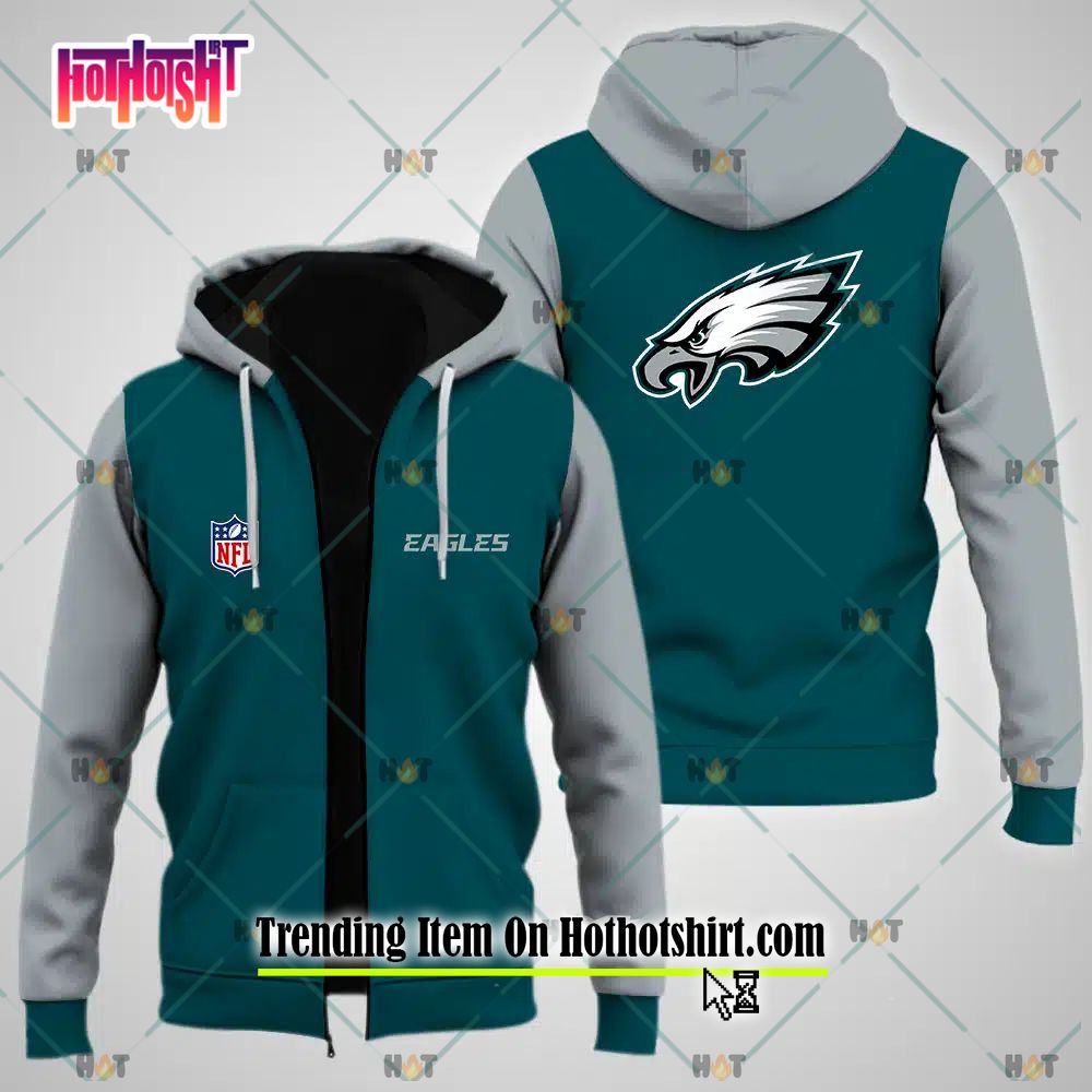 Philadelphia Eagles Camouflage Sleeveless Zip Hoodie - USALast