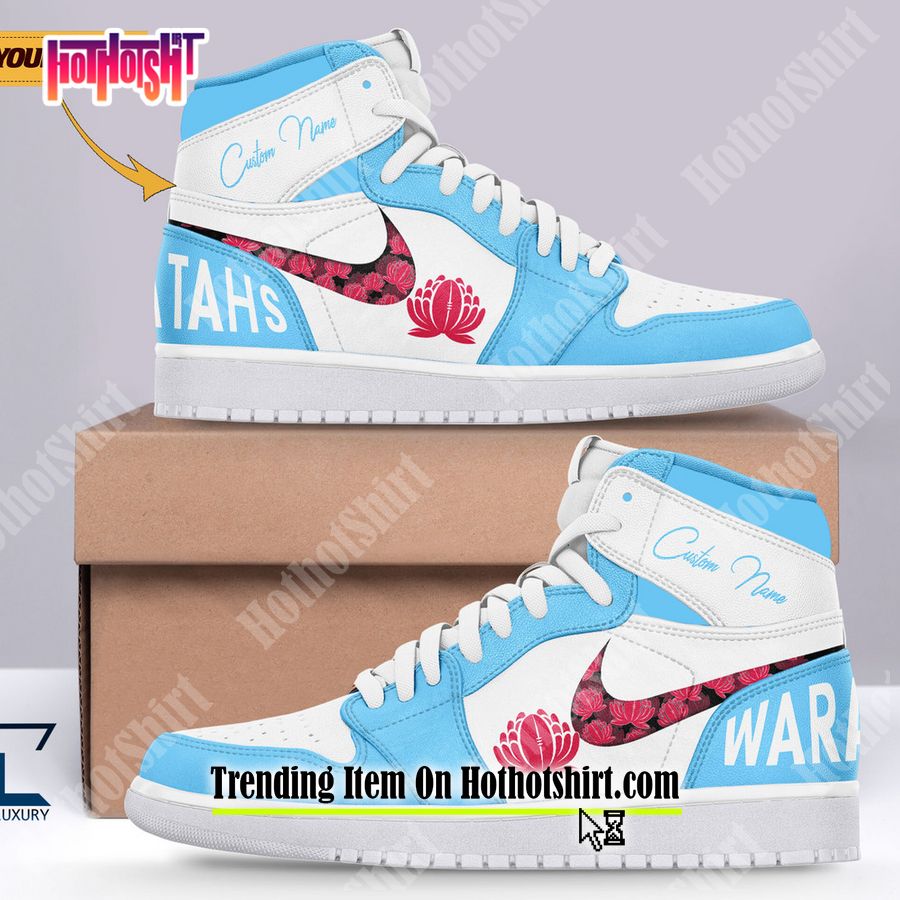 Texas Rangers Air Jordan Hightop Shoes Custom Name & Number