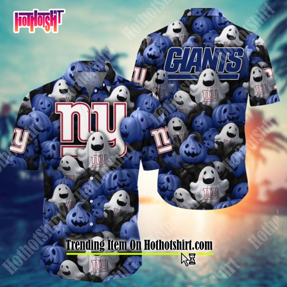 Mickey And Floral New York Giants NFL Summer Hawaiian Shirt