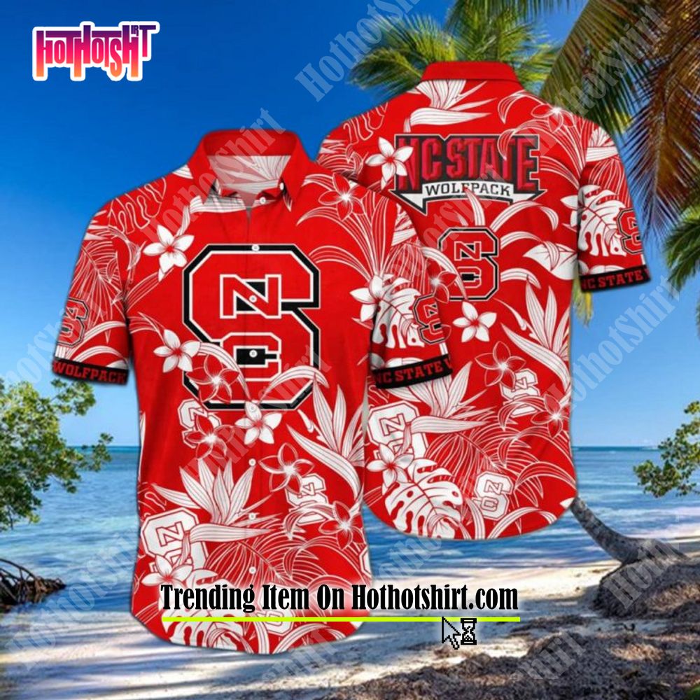 Summer Aloha NCAA NC State Wolfpack Hawaiian Shirt Pineapple Gift