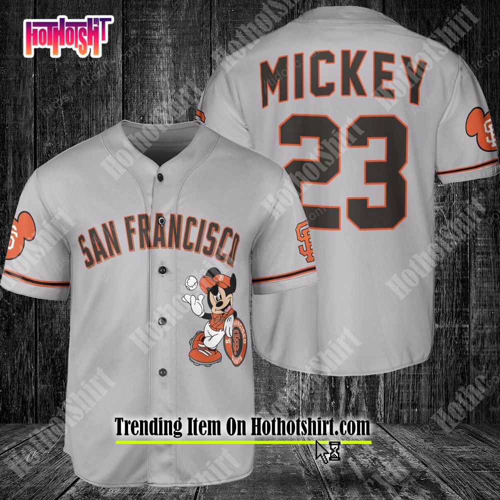 Must Have Custom MLB San Francisco Giants Mickey Gray Baseball Jersey