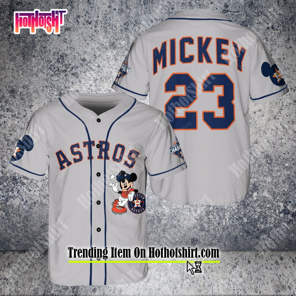 Houston Astros Snoopy Custom Name Baseball Jersey - USALast